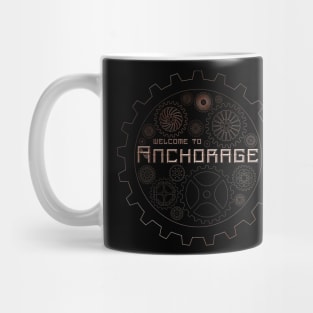 Mortal Engines Welcome to Anchorage Mug